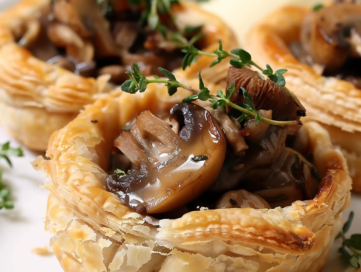 Easy Homemade Wild Mushroom Vol-au-Vent: A Classic French Puff Pastry ...